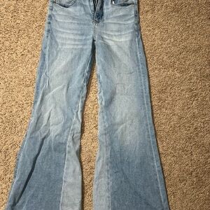 American Eagle Outfitters Sky Blue Flare Jeans